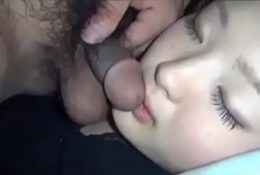 Nice girl is sleeping fuck her now