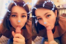 Young Girl Sucks Big Dick on Snapchat