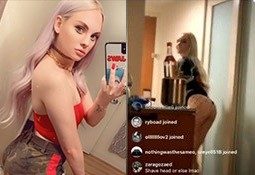 CourtneyySmoke Flashes her Ass to Evan TwitchCon