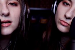 AftynRose ASMR Twin Moaning & Kissing Video!