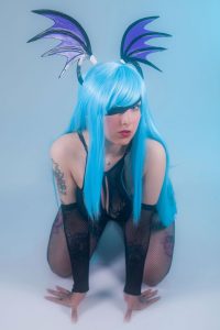 Dalin Morrigan Lewd Cosplay