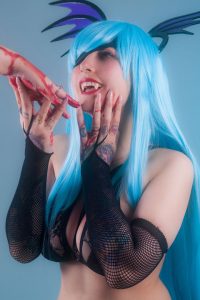 Dalin Morrigan Lewd Cosplay