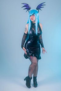 Dalin Morrigan Lewd Cosplay