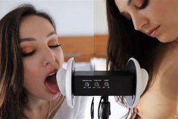 Orenda ASMR Twin Mic Licking OnlyFans Video