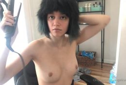 Angelica Topless AngelicaSlabyrinth Hair Straightening Leaked Video