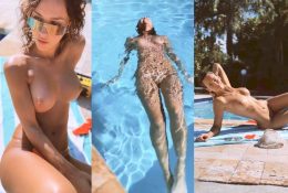 Rachel Cook Naked Swimming Pool PPV Video Leaked