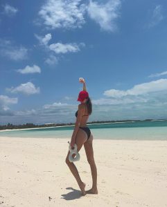 Kendall Jenner Sexy Thong Beach Bikini Set Leaked