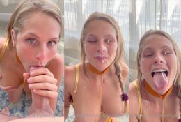 PeachyPrime Nude Blowjob Facial OnlyFans Video Leaked