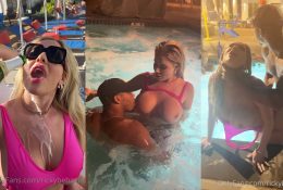 Savannah Bond Fucked In The Hot Tub While Neighbors Watching