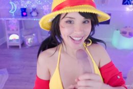 Cherry Crush Luffy Cosplay from One Piece Video Leaked